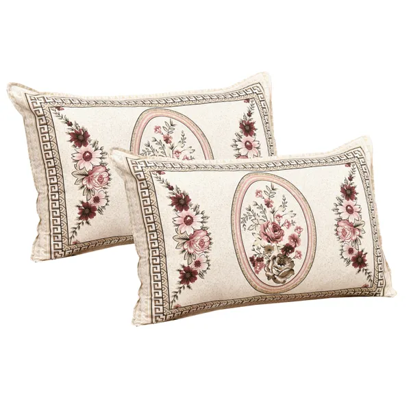 Brown_Cotton_Kaleen_Floral_Brown_Double_Bedsheet_With_Pillow_Cover_100_X_108_Cm